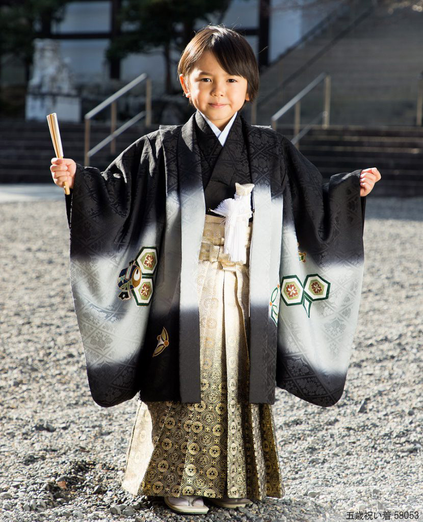 七五三男の子　着物　五歳