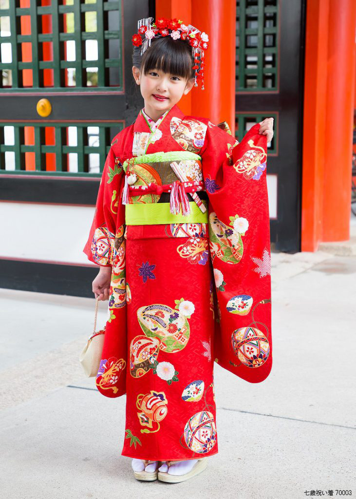 着物☆七五三☆7歳お祝い着☆四ツ身着物セット☆ - 和服/着物