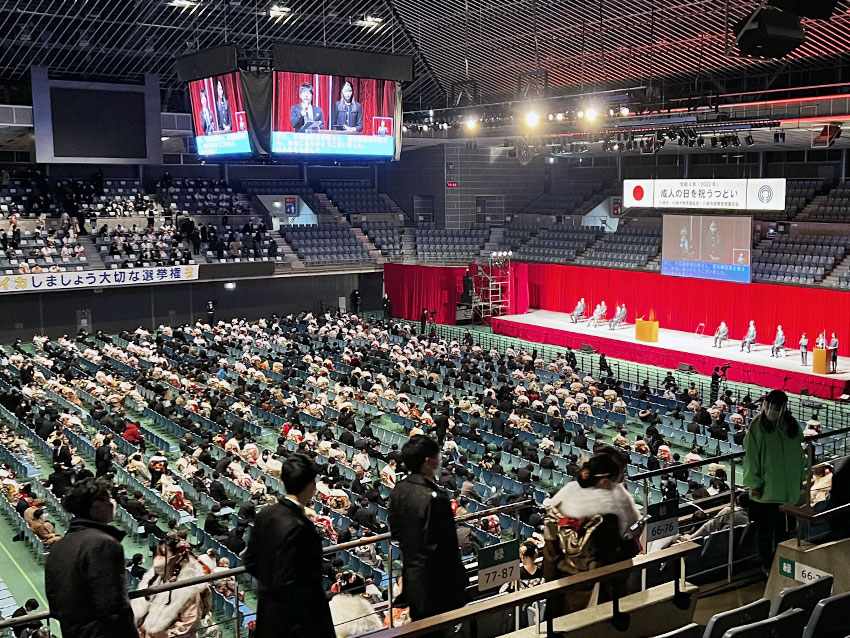 川崎市とどろきアリーナ_式典会場（メインアリーナ）