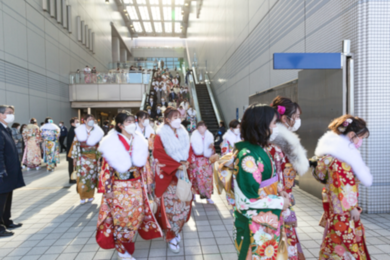 横須賀市の成人式_会場周辺の様子