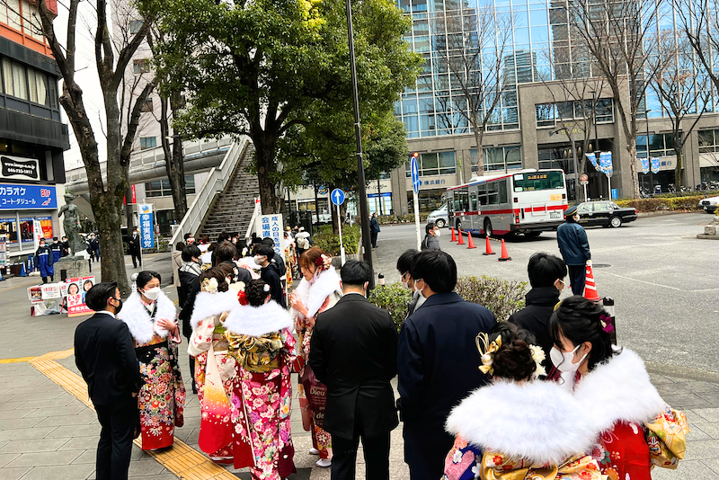 川崎市の成人式_市内の様子